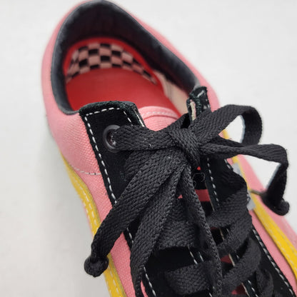 【中古品】【メンズ】 VANS バンズ × SUPREME シュプリーム OLD SKOOL オールドスクール スニーカー シューズ 靴 162-260713-as-01-izu サイズ：28cm カラー：ピンク系 万代Net店