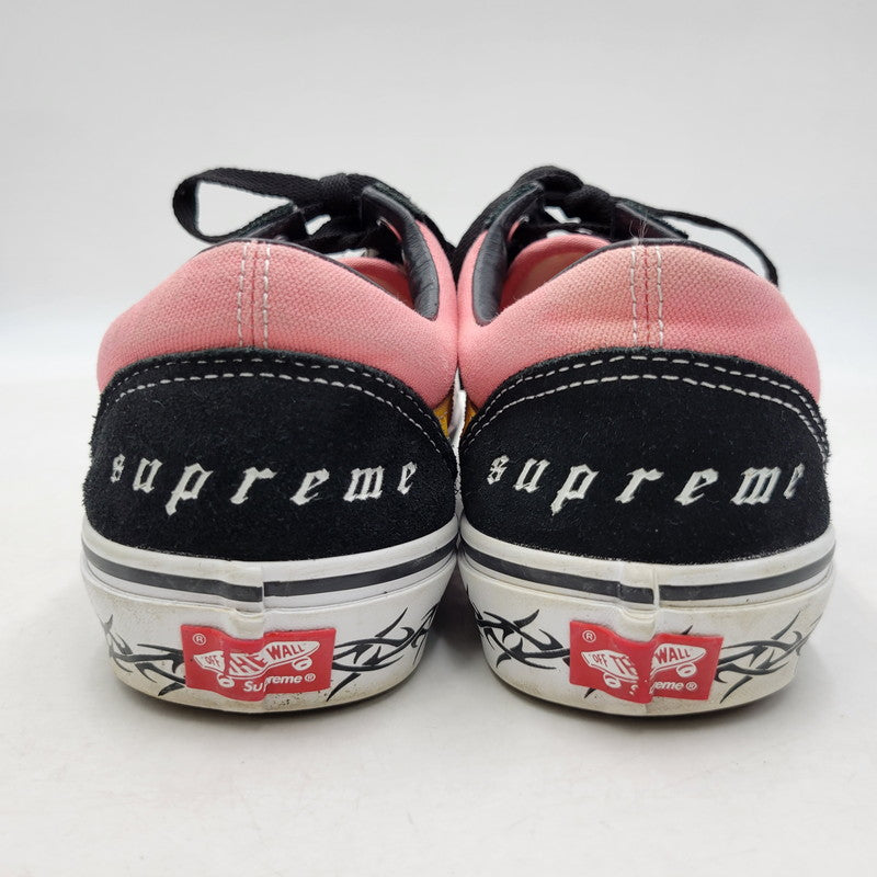 【中古品】【メンズ】 VANS バンズ × SUPREME シュプリーム OLD SKOOL オールドスクール スニーカー シューズ 靴 162-260713-as-01-izu サイズ：28cm カラー：ピンク系 万代Net店
