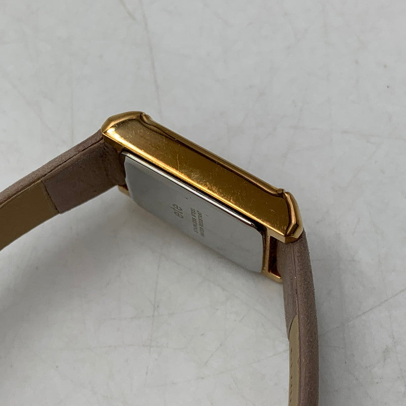 【中古品】【レディース】 ETE エテ SQUARE ANALOG QUARTZ WATCH アナログ クォーツウォッチ 腕時計 197-260718-yn-03-izu カラー：ブラウン系 万代Net店