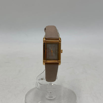 【中古品】【レディース】 ETE エテ SQUARE ANALOG QUARTZ WATCH アナログ クォーツウォッチ 腕時計 197-260718-yn-03-izu カラー：ブラウン系 万代Net店