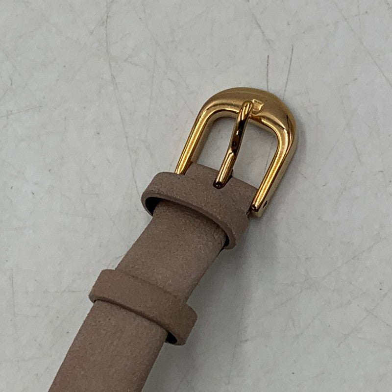 【中古品】【レディース】 ETE エテ SQUARE ANALOG QUARTZ WATCH アナログ クォーツウォッチ 腕時計 197-260718-yn-03-izu カラー：ブラウン系 万代Net店