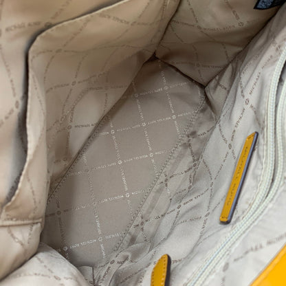 【中古品】【レディース】 MICHAEL KORS マイケルコース 35F1GM9T8B MK SIGNATURE 2WAY SHOPPER TOTE BAG シグネチャー ツーウェイ ショッパー トート バッグ 鞄 188-260718-yn-01-izu カラー：ブラウン 万代Net店