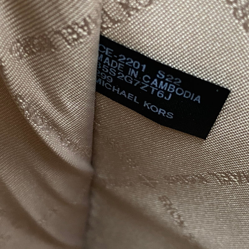 【中古美品】【レディース】 MICHAEL KORS マイケルコース 35S2G7ZT6J SIGNATURE 2WAY HAND BAG シグネチャー ハンド バッグ カバン 188-260713-kh-01-izu カラー：ベージュ×ブラウン 万代Net店