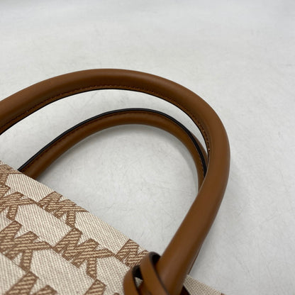 【中古美品】【レディース】 MICHAEL KORS マイケルコース 35S2G7ZT6J SIGNATURE 2WAY HAND BAG シグネチャー ハンド バッグ カバン 188-260713-kh-01-izu カラー：ベージュ×ブラウン 万代Net店