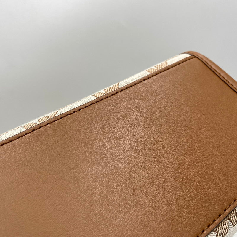 【中古美品】【レディース】 MICHAEL KORS マイケルコース 35S2G7ZT6J SIGNATURE 2WAY HAND BAG シグネチャー ハンド バッグ カバン 188-260713-kh-01-izu カラー：ベージュ×ブラウン 万代Net店