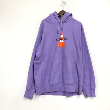 【現状渡し品】【メンズ】 SUPREME シュプリーム 19AW CONE HOODED SWEATSHIRT コーン フーデッド スウェットシャツ トップス 長袖 149-260714-ya-01-izu サイズ：XL カラー：ライトバイオレット 万代Net店