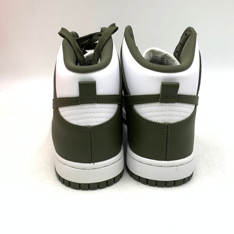 【中古美品】【メンズ】 NIKE ナイキ DD1399-107 DUNK HIGH ダンク ハイ CHAMPIONSHIP KHAKI チャンピオンシップ カーキ スニーカー シューズ 靴 160-260714-ya-04-izu サイズ：27.5cm カラー：WHITE/CARGO KHAKI 万代Net店