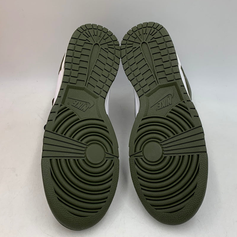 【中古美品】【メンズ】 NIKE ナイキ DD1399-107 DUNK HIGH ダンク ハイ CHAMPIONSHIP KHAKI チャンピオンシップ カーキ スニーカー シューズ 靴 160-260714-ya-04-izu サイズ：27.5cm カラー：WHITE/CARGO KHAKI 万代Net店