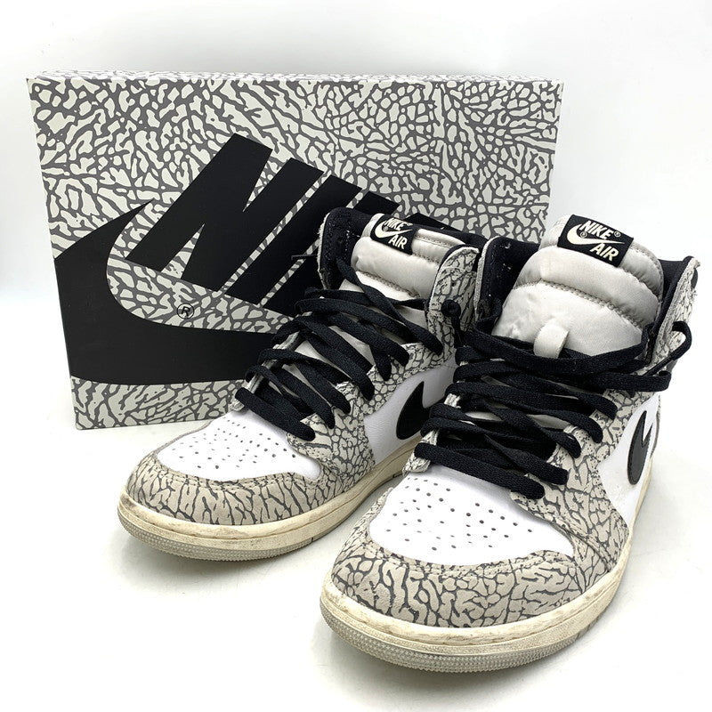 【中古品】【メンズ】 NIKE ナイキ DZ5485-052 AIR JORDAN 1 HIGH OG エアジョーダン1 ハイ OG スニーカー 靴 160-260718-yn-08-izu サイズ：28 カラー：ホワイトセメント/サファリ 万代Net店