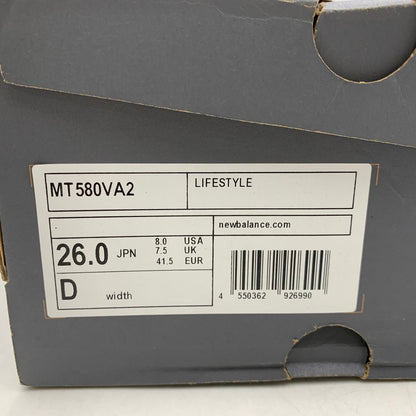 【中古品】【メンズ/レディース】 NEW BALANCE MT580VA2 580 スニーカー 靴 162-260718-yn-07-izu サイズ：26 カラー：グレー 万代Net店