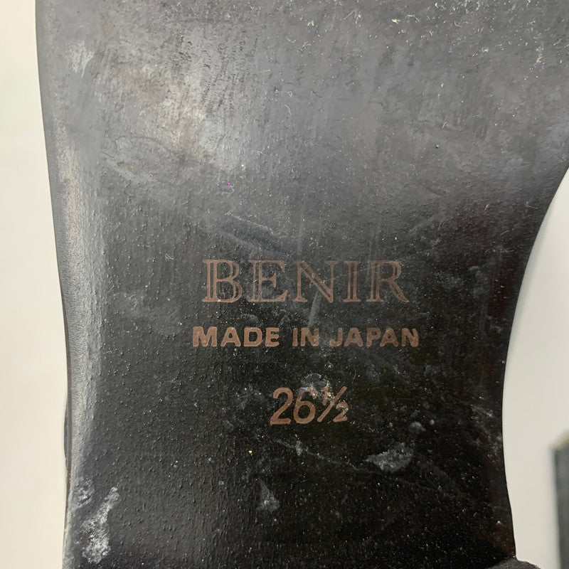 【中古品】【メンズ】 BENIR ベニル 5511 DRESS SHOES ドレスシューズ 靴 164-260718-yn-06-izu サイズ：26 1/2 カラー：ブラック 万代Net店