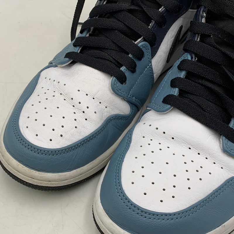 【中古品】【メンズ】 NIKE ナイキ × FACETASM ファセッタズム CU2802-100 AIR JORDAN エア ジョーダン 1 MID ミッド スニーカー シューズ 靴 160-260714-ya-07-izu サイズ：27.5cm カラー：WHITE/NAVY 万代Net店