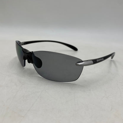 【中古美品】【メンズ/レディース】 SWANS スワンズ SALF-0051 AIRLESS-LEAF FIT SUNGLASSES エアレスリーフ フィット サングラス 203-260718-yn-04-izu サイズ：65口17-140 カラー：ブラック 万代Net店