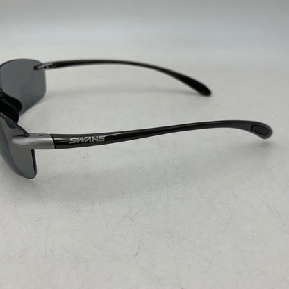 【中古美品】【メンズ/レディース】 SWANS スワンズ SALF-0051 AIRLESS-LEAF FIT SUNGLASSES エアレスリーフ フィット サングラス 203-260718-yn-04-izu サイズ：65口17-140 カラー：ブラック 万代Net店
