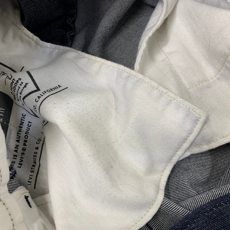 【中古品】【メンズ】 LEVI'S VINTAGE CLOTHING リーバイスビンテージクロージング PC9-A1223-0000 STA PREST WIDE LEG CROP　ワイド レッグ クロップ パンツ ボトムス 156-260718-yn-15-izu サイズ：29 カラー：ネイビー 万代Net店
