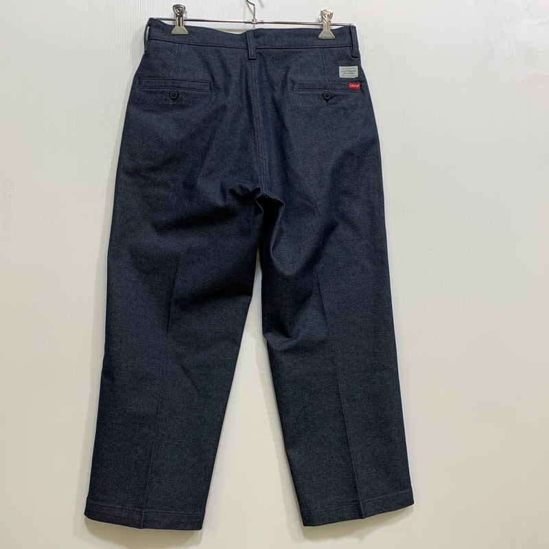 【中古品】【メンズ】 LEVI'S VINTAGE CLOTHING リーバイスビンテージクロージング PC9-A1223-0000 STA PREST WIDE LEG CROP　ワイド レッグ クロップ パンツ ボトムス 156-260718-yn-15-izu サイズ：29 カラー：ネイビー 万代Net店