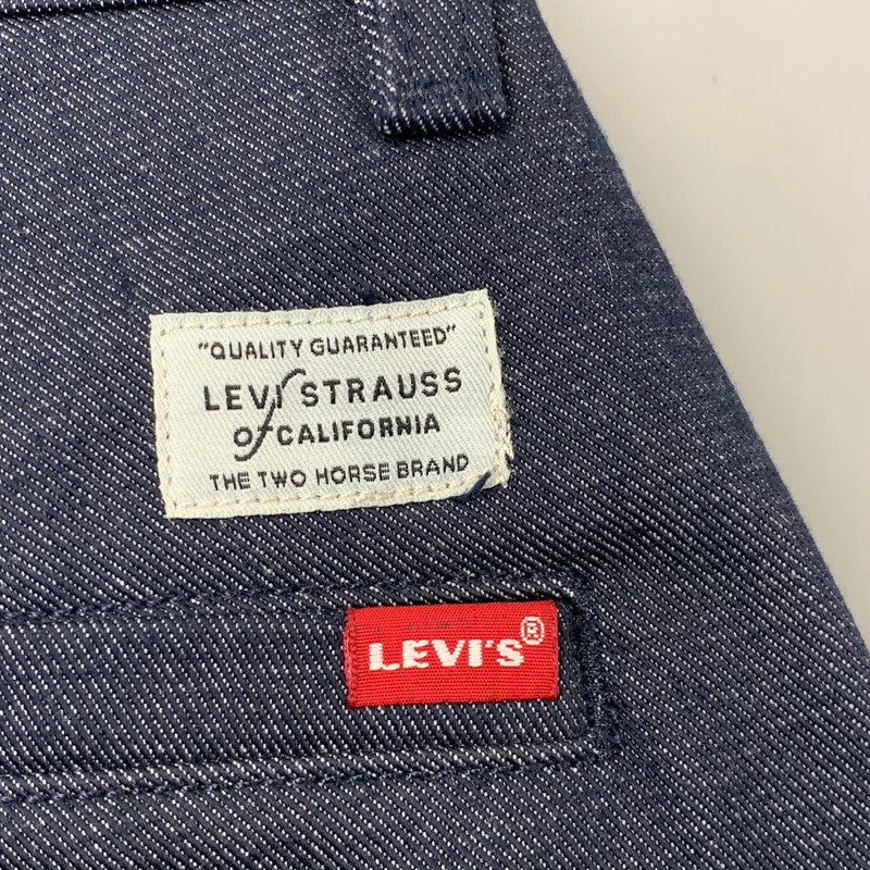 【中古品】【メンズ】 LEVI'S VINTAGE CLOTHING リーバイスビンテージクロージング PC9-A1223-0000 STA PREST WIDE LEG CROP　ワイド レッグ クロップ パンツ ボトムス 156-260718-yn-15-izu サイズ：29 カラー：ネイビー 万代Net店