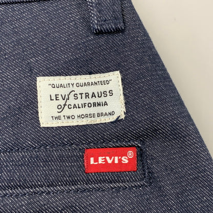 【中古品】【メンズ】 LEVI'S VINTAGE CLOTHING リーバイスビンテージクロージング PC9-A1223-0000 STA PREST WIDE LEG CROP　ワイド レッグ クロップ パンツ ボトムス 156-260718-yn-15-izu サイズ：29 カラー：ネイビー 万代Net店