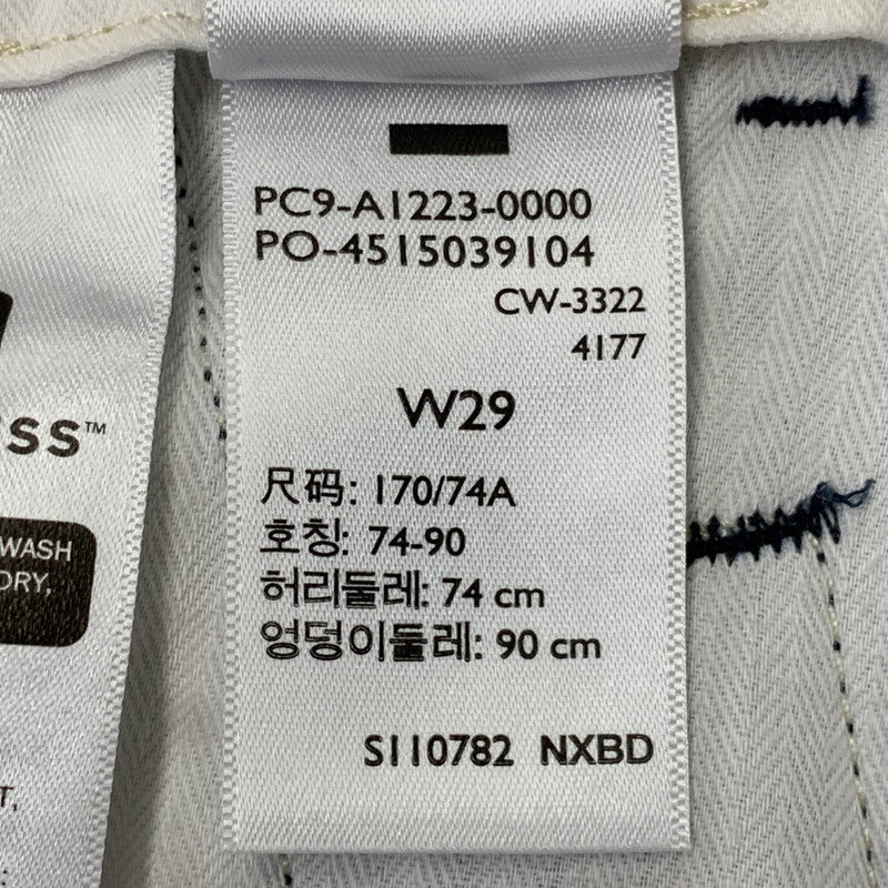 【中古品】【メンズ】 LEVI'S VINTAGE CLOTHING リーバイスビンテージクロージング PC9-A1223-0000 STA PREST WIDE LEG CROP　ワイド レッグ クロップ パンツ ボトムス 156-260718-yn-15-izu サイズ：29 カラー：ネイビー 万代Net店