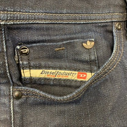 【中古品】【メンズ】 DIESEL × ADIDAS ディーゼル アディダス THANAZ-AD DENIM PANTS デニム パンツ ボトムス 152-260718-yn-16-izu サイズ：W29×L30 カラー：インディゴ 万代Net店