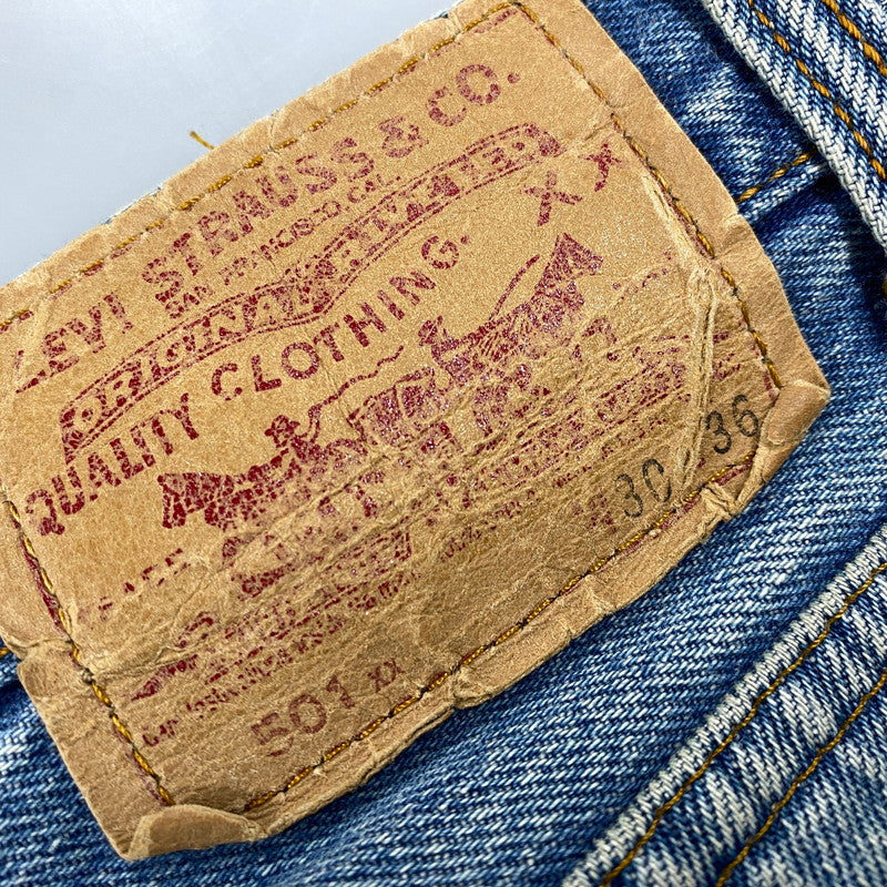 【中古品】【メンズ】 LEVI'S リーバイス 501-5900 刻印555 90年製 USA製 90’S 501XX DENIM PANTS デニム パンツ ボトムス ズボン 157-260714-cs-09-izu サイズ：W30 L36 カラー：ライトブルー 万代Net店