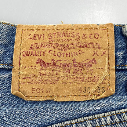 【中古品】【メンズ】 LEVI'S リーバイス 501-5900 刻印555 90年製 USA製 90’S 501XX DENIM PANTS デニム パンツ ボトムス ズボン 157-260714-cs-09-izu サイズ：W30 L36 カラー：ライトブルー 万代Net店
