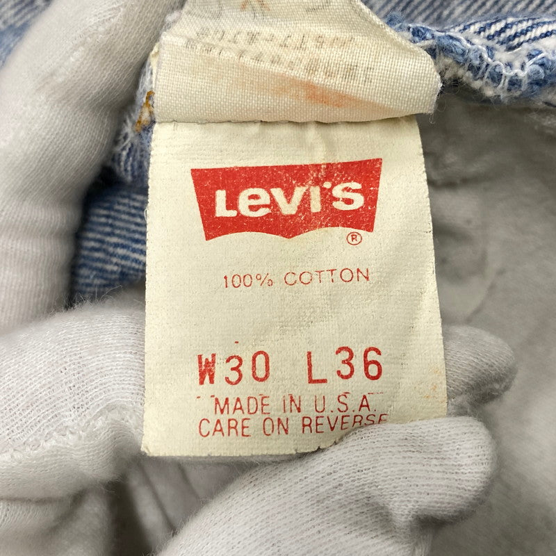 【中古品】【メンズ】 LEVI'S リーバイス 501-5900 刻印555 90年製 USA製 90’S 501XX DENIM PANTS デニム パンツ ボトムス ズボン 157-260714-cs-09-izu サイズ：W30 L36 カラー：ライトブルー 万代Net店