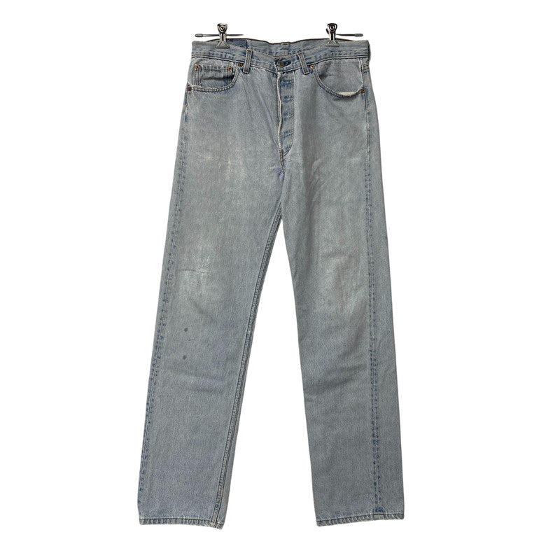 【現状渡し品】【メンズ】 LEVI'S リーバイス 501-0000 ボタン裏刻印241 95年製 USA製 90’S 501 DENIM PANTS デニム パンツ ボトムス ズボン 157-260714-cs-11-izu サイズ：W35 L36 カラー：ライトブルー 万代Net店