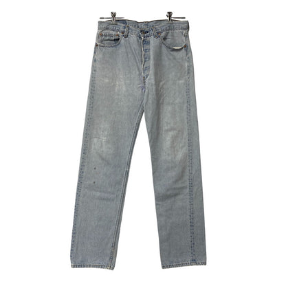 【現状渡し品】【メンズ】 LEVI'S リーバイス 501-0000 ボタン裏刻印241 95年製 USA製 90’S 501 DENIM PANTS デニム パンツ ボトムス ズボン 157-260714-cs-11-izu サイズ：W35 L36 カラー：ライトブルー 万代Net店