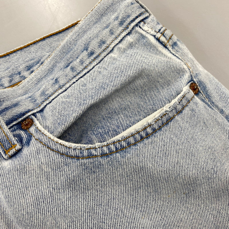 【現状渡し品】【メンズ】 LEVI'S リーバイス 501-0000 ボタン裏刻印241 95年製 USA製 90’S 501 DENIM PANTS デニム パンツ ボトムス ズボン 157-260714-cs-11-izu サイズ：W35 L36 カラー：ライトブルー 万代Net店