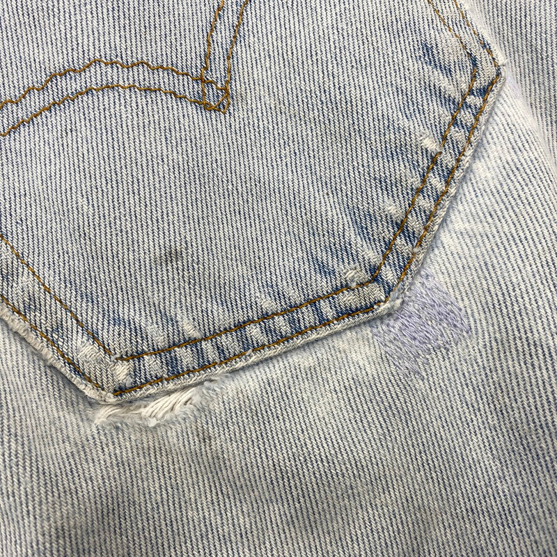 【現状渡し品】【メンズ】 LEVI'S リーバイス 501-0000 ボタン裏刻印241 95年製 USA製 90’S 501 DENIM PANTS デニム パンツ ボトムス ズボン 157-260714-cs-11-izu サイズ：W35 L36 カラー：ライトブルー 万代Net店