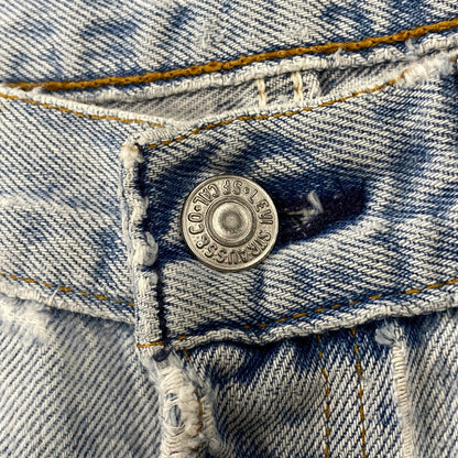 【現状渡し品】【メンズ】 LEVI'S リーバイス 501-0000 ボタン裏刻印241 95年製 USA製 90’S 501 DENIM PANTS デニム パンツ ボトムス ズボン 157-260714-cs-11-izu サイズ：W35 L36 カラー：ライトブルー 万代Net店