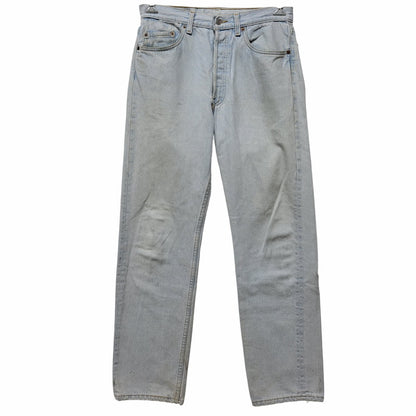 【現状渡し品】【メンズ】 Levi's リーバイス 501 DENIM PANTS 501-0134 デニムパンツ USA製 ジーンズ 157-260718-as-32-izu サイズ：32×30 カラー：ライトインディゴ 万代Net店