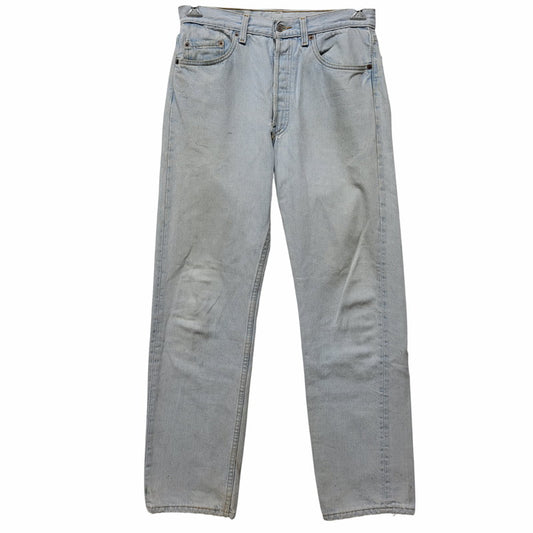【現状渡し品】【メンズ】 Levi's リーバイス 501 DENIM PANTS 501-0134 デニムパンツ USA製 ジーンズ 157-260718-as-32-izu サイズ：32×30 カラー：ライトインディゴ 万代Net店
