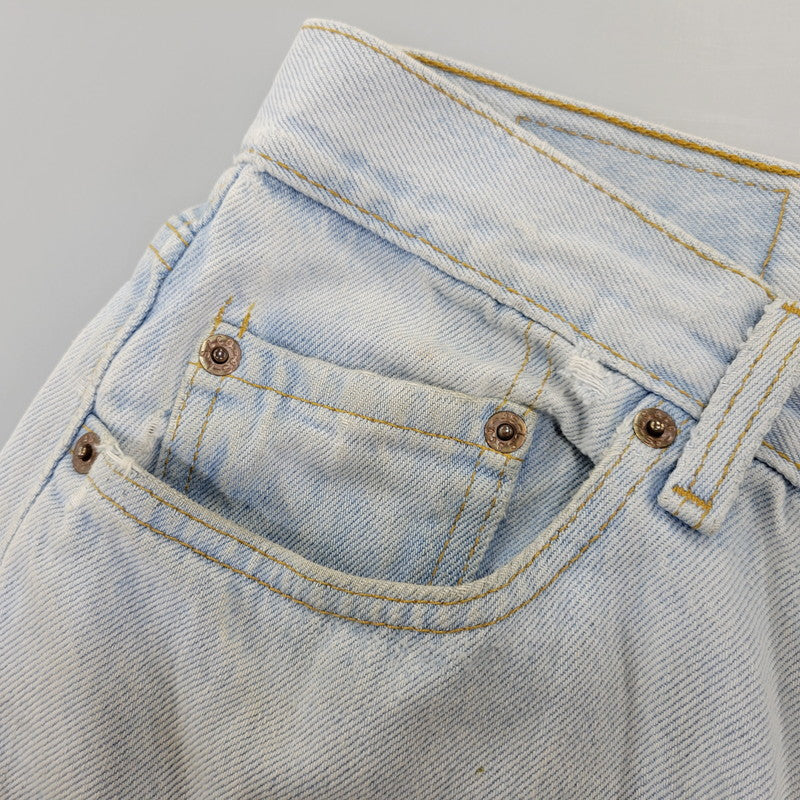 【現状渡し品】【メンズ】 Levi's リーバイス 501 DENIM PANTS 501-0134 デニムパンツ USA製 ジーンズ 157-260718-as-32-izu サイズ：32×30 カラー：ライトインディゴ 万代Net店