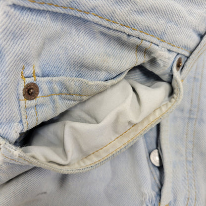 【現状渡し品】【メンズ】 Levi's リーバイス 501 DENIM PANTS 501-0134 デニムパンツ USA製 ジーンズ 157-260718-as-32-izu サイズ：32×30 カラー：ライトインディゴ 万代Net店