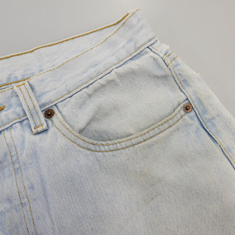 【現状渡し品】【メンズ】 Levi's リーバイス 501 DENIM PANTS 501-0134 デニムパンツ USA製 ジーンズ 157-260718-as-32-izu サイズ：32×30 カラー：ライトインディゴ 万代Net店