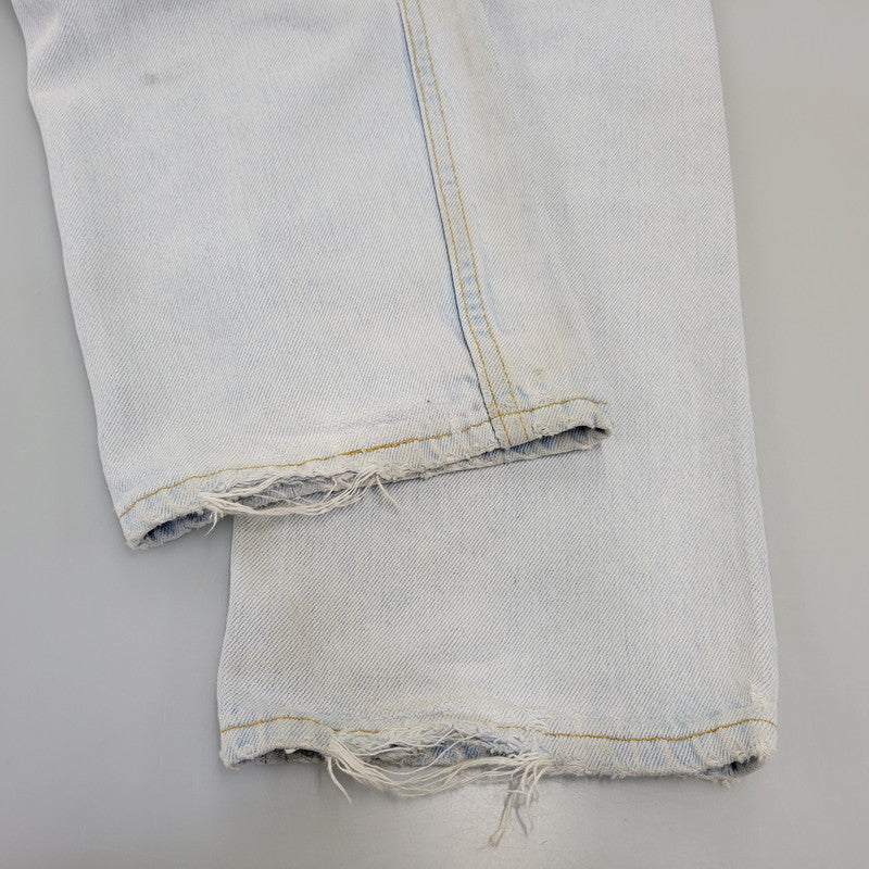 【現状渡し品】【メンズ】 Levi's リーバイス 501 DENIM PANTS 501-0134 デニムパンツ USA製 ジーンズ 157-260718-as-32-izu サイズ：32×30 カラー：ライトインディゴ 万代Net店