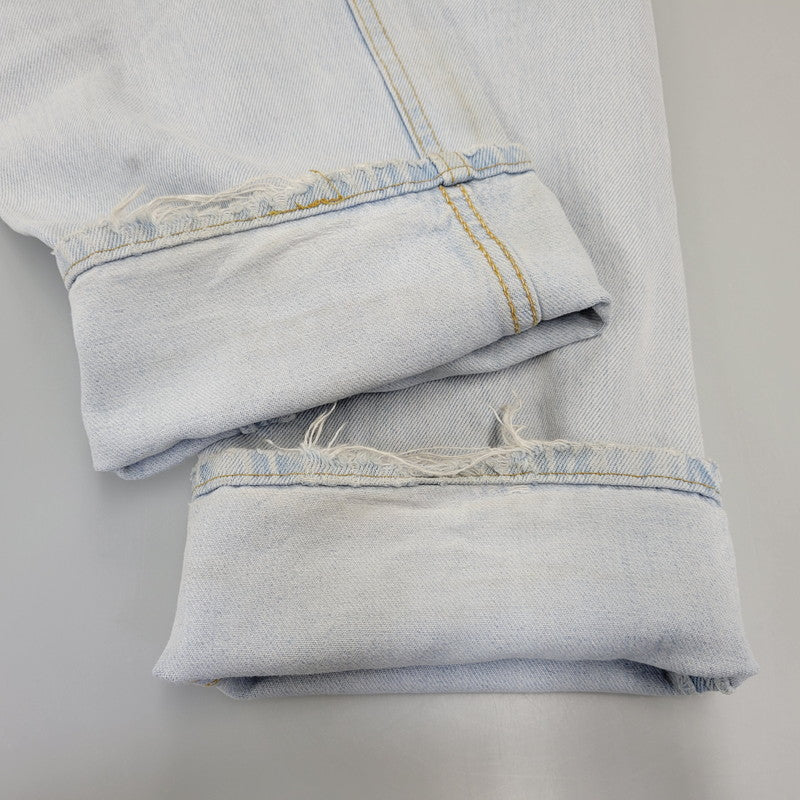【現状渡し品】【メンズ】 Levi's リーバイス 501 DENIM PANTS 501-0134 デニムパンツ USA製 ジーンズ 157-260718-as-32-izu サイズ：32×30 カラー：ライトインディゴ 万代Net店