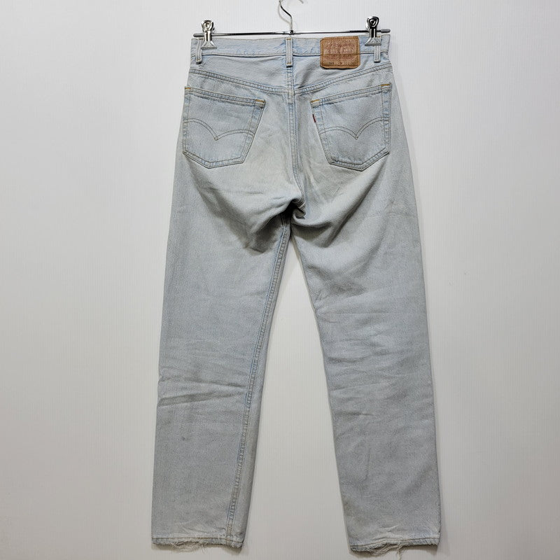 【現状渡し品】【メンズ】 Levi's リーバイス 501 DENIM PANTS 501-0134 デニムパンツ USA製 ジーンズ 157-260718-as-32-izu サイズ：32×30 カラー：ライトインディゴ 万代Net店