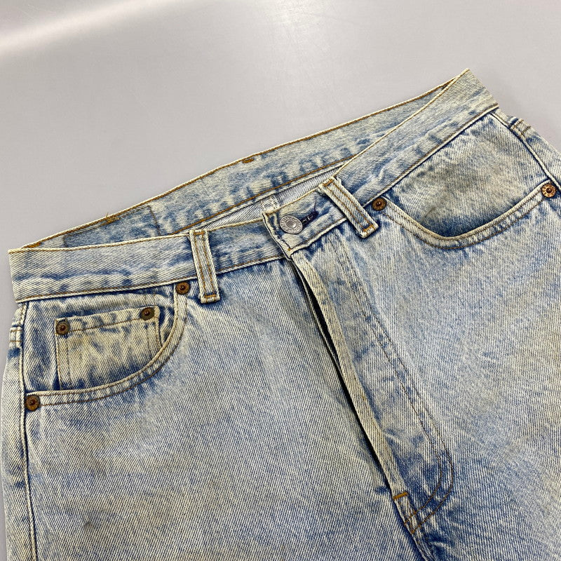 【現状渡し品】【メンズ】 LEVI'S リーバイス 501-5900 刻印555 90年製 USA製 90’S 501XX DENIM PANTS デニム パンツ ボトムス ズボン 157-260714-cs-12-izu サイズ：W30 L36 カラー：ライトブルー 万代Net店