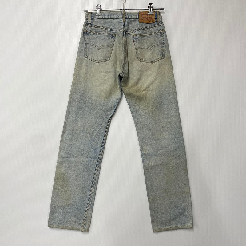 【現状渡し品】【メンズ】 LEVI'S リーバイス 501-5900 刻印555 90年製 USA製 90’S 501XX DENIM PANTS デニム パンツ ボトムス ズボン 157-260714-cs-12-izu サイズ：W30 L36 カラー：ライトブルー 万代Net店