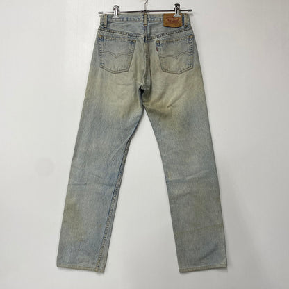 【現状渡し品】【メンズ】 LEVI'S リーバイス 501-5900 刻印555 90年製 USA製 90’S 501XX DENIM PANTS デニム パンツ ボトムス ズボン 157-260714-cs-12-izu サイズ：W30 L36 カラー：ライトブルー 万代Net店