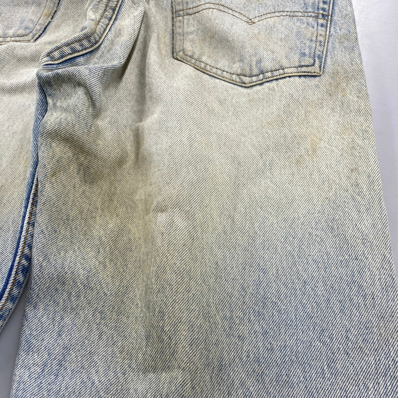 【現状渡し品】【メンズ】 LEVI'S リーバイス 501-5900 刻印555 90年製 USA製 90’S 501XX DENIM PANTS デニム パンツ ボトムス ズボン 157-260714-cs-12-izu サイズ：W30 L36 カラー：ライトブルー 万代Net店