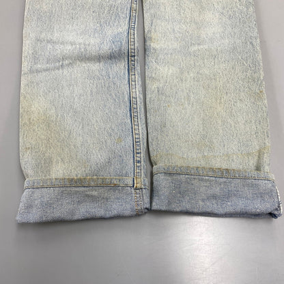 【現状渡し品】【メンズ】 LEVI'S リーバイス 501-5900 刻印555 90年製 USA製 90’S 501XX DENIM PANTS デニム パンツ ボトムス ズボン 157-260714-cs-12-izu サイズ：W30 L36 カラー：ライトブルー 万代Net店