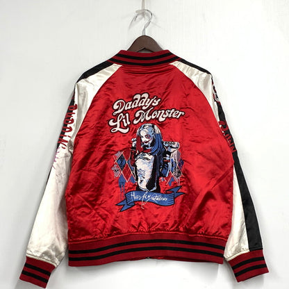 【中古品】【メンズ】 SUICIDE SQUAD スーサイドスクワッド HARLEY QUINN ハーレークィン SOUVENIR JACKET スーベニア ジャケット アウター 147-260714-ya-12-izu サイズ：L カラー：レッド 万代Net店