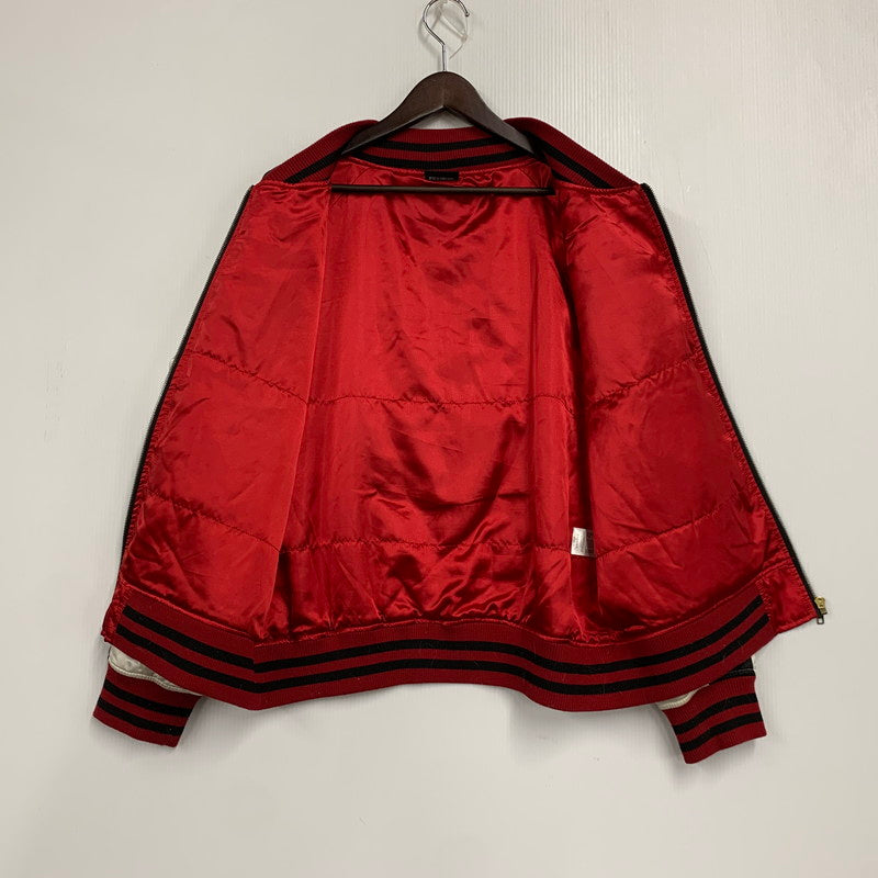 【中古品】【メンズ】 SUICIDE SQUAD スーサイドスクワッド HARLEY QUINN ハーレークィン SOUVENIR JACKET スーベニア ジャケット アウター 147-260714-ya-12-izu サイズ：L カラー：レッド 万代Net店