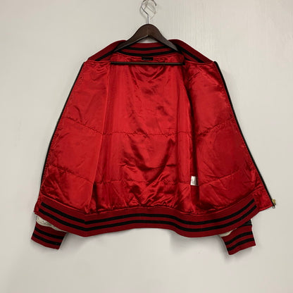 【中古品】【メンズ】 SUICIDE SQUAD スーサイドスクワッド HARLEY QUINN ハーレークィン SOUVENIR JACKET スーベニア ジャケット アウター 147-260714-ya-12-izu サイズ：L カラー：レッド 万代Net店