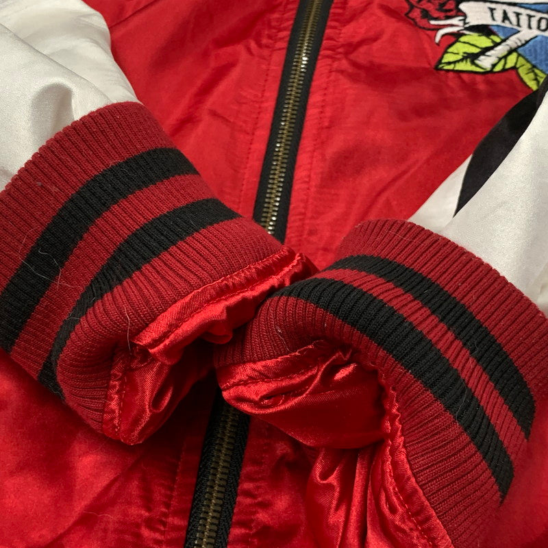 【中古品】【メンズ】 SUICIDE SQUAD スーサイドスクワッド HARLEY QUINN ハーレークィン SOUVENIR JACKET スーベニア ジャケット アウター 147-260714-ya-12-izu サイズ：L カラー：レッド 万代Net店