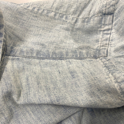 【中古品】【メンズ】 POLO RALPH LAUREN ポロ・ラルフローレン DENIM CHAMBRAY LS SHIRT デニム シャンブレー ロングスリーブ シャツ トップス 長袖 147-260717-cs-24-izu サイズ：L カラー：ライトインディゴ 万代Net店